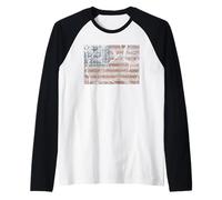 USA Glory Flag America Merica July 4th Old Country Redneck Raglan Baseball Tee
