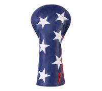 USA Golf Head Covers - Patriotic Golf Club Headcovers for Driver, Fairway Wood & Hybrid, Protective Golf Club Cover Set, Unique Golf Accessories & Golf Gifts for Men and Women (Driver)