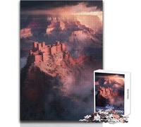 USA Grand Canyon Castle Puzzles for Teenagers 1000 Pieces Problem Solving Educational Fun Wonderful Thoughtful Present Option Size 38x26cm