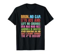USA Has Mad Rizz 4th of July Humor Tee T-Shirt