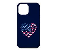 USA Heart Shape American Flag - America Love Patriotic Case for iPhone 12 Pro Max