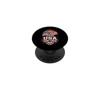USA Hunt Crew Deer Flag PopSockets Adhesive PopGrip