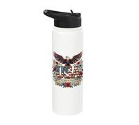 USA Independence Freedom Eagle 250th Anniversary Patriotic Stainless Steel Insulated Water Bottle