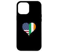 USA Ireland Flag on St Patrick's Day A Proud Irish American Case for iPhone 12 Pro Max