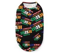 USA Irish Roots 3D Printed Dog Clothestylishleeveless Doghirts Vest Breathable Pet Tank Top Teesweatshirt XX-Large