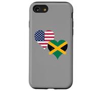 USA Jamaica Flag on Independence Day Proud American Jamaican Case for iPhone SE (2020) / 7 / 8
