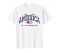 USA Land Of Free 1778 American Flag Pride T-Shirt