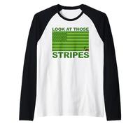 USA Lawn Look at Those Stripes Raglan Baseball Tee