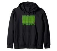 USA Lawn Look at Those Stripes Zip Hoodie