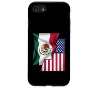 USA Mexico Heritage Flag Unity Design Case for iPhone SE (2020) / 7/8