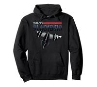USA Military Warbird Plane Blackbird Spy Plane Pullover Hoodie