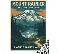 USA Mount Washington 1000 piece jigsaw puzzles- | indoor fun for wet days and quiet afternoons during the summer holidays at home with the children to enjoy at home50x75cm