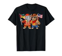 USA Mozambique Flag American Mozambican Roots T-Shirt