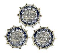 USA Navy Value Challenge Coin Sailor's Creed Military Coin (Pack of 3)