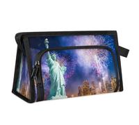 USA New York Travel Makeup Bag for Women Men Kids Girls Boys USA Multipurpose Wash Pouch Bag Toiletry Cosmetic Toiletries Shower Bag Organizer