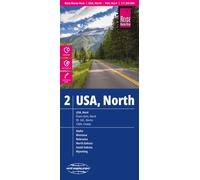 USA North Road Map (2) 1:1,250,000 scale : Waterproof and tear resistant