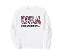 USA One Nation One Team Soccer Fan 2026 Sweatshirt