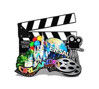 USA Orlando Magnet Fridge Magnet Wooden 3D Landmarks Travel Collectible Souvenirs Decoration Handmade -11