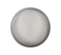 USA Pan 1080LC Bakeware Round Cake Pan, 10 inch, Nonstick & Quick Release Coating, Made in The USA from Aluminized Steel, Yellow
