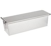 USA Pan Bakeware Pullman Loaf Pan with Cover, 13 x 4 inch, Nonstick & Quick Release Coating, Made in The USA from Aluminized Steel