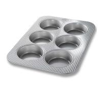 USA Pan Global Bakeware Nonstick Mini Round Cake Pans, Aluminized Steel
