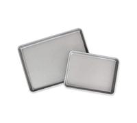 USA Pan Nonstick Half Sheet Pan and Quarter Sheet Pan, Set of 2, Aluminized Steel