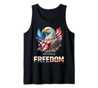 USA Patriotic Eagle 250 Year of Freedom American Celebration Tank Top