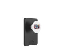 USA Patriotic Pop Art Graffiti Style American Flag Freedom PopSockets PopWallet for MagSafe