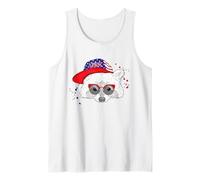 USA Patriotic Raccoon 4th Of July Independence Day Tank Top