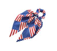 USA Patriotic Stretch Headband - Comfortable Elastic Design System, Bold Color Pattern Structure, Long-lasting Wear Build, Holiday Fashion Accessory | Headband For Independence Day Celebrations Daily