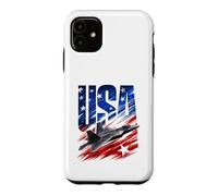 USA Plane 4th Of July American 5th Generation Fighter Jet Case for iPhone 11