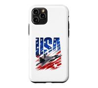 USA Plane 4th Of July American 5th Generation Fighter Jet Case for iPhone 11 Pro