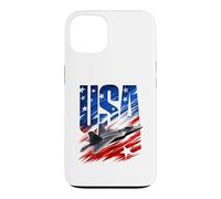 USA Plane 4th Of July American 5th Generation Fighter Jet Case for iPhone 13