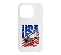 USA Plane 4th Of July American 5th Generation Fighter Jet Case for iPhone 14 Pro