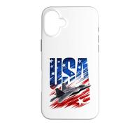 USA Plane 4th Of July American 5th Generation Fighter Jet Case for iPhone 16 Plus