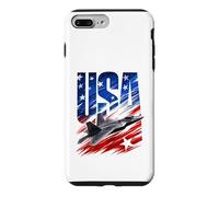 USA Plane 4th Of July American 5th Generation Fighter Jet Case for iPhone 7 Plus/8 Plus