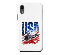 USA Plane 4th Of July American 5th Generation Fighter Jet Case for iPhone XR