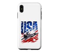 USA Plane 4th Of July American 5th Generation Fighter Jet Case for iPhone XS Max