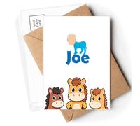 USA President Individual Biden Art Profile Postcards Envelopes Cards Mailing Year Horse