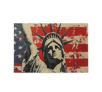 USA Presidents Day Flag & Lady Liberty Jigsaw Puzzles Impossible Difficult Challenging Family Puzzle 500 Piecing
