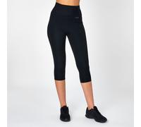 USA Pro Womens High Rise Cropped Leggings Capri Pants Black 8 (XS)
