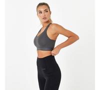 USA Pro Womens High Support Sports Bra Charcoal 36D