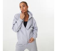 USA Pro Oversized Hoodie Womens 12 Grey Marl