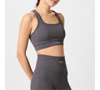 USA Pro Pro Seamless Ribbed Bra Womens 12 Espresso Marl