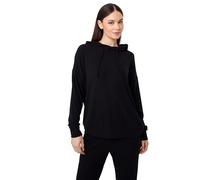 USA Pro Women Ribbed Slouchy Hoodie Jet Black2 16 (44)