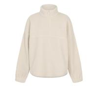 USA Pro Womens Borg Quarter Zip Fleece Long Sleeve Cream 12