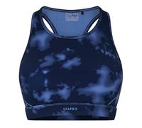 USA Pro Womens Core Racer Back Sports Bra Navy Acid Dye XL