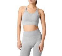 USA Pro Womens Core Seamless Adjustable Sports Bra Light Grey XL
