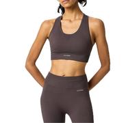 USA Pro Womens Core Seamless Crop Sports Bra Espresso XL