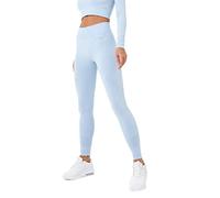 USA Pro Womens High Rise Seamless Leggings Yoga Pants Brunera Blue 10 (S)
